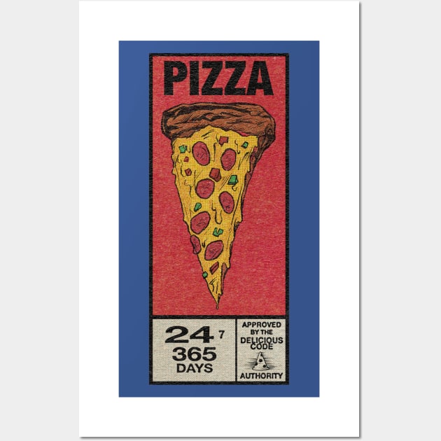 Pizza Corner Box Wall Art by Secret Fortress Workshop